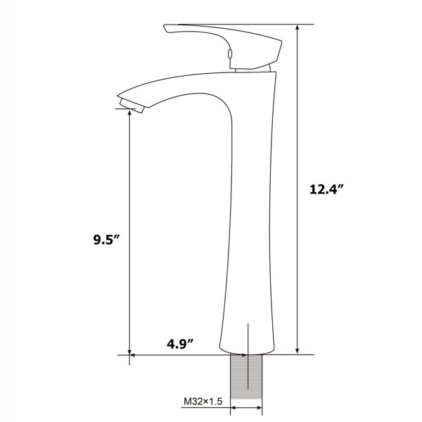 Friho Vessel Sink Bathroom Faucet & Reviews Wayfair